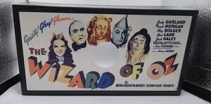 Vintage Wizard of Oz VHS Tape Storage Box Holder MGM Judy Garland Black